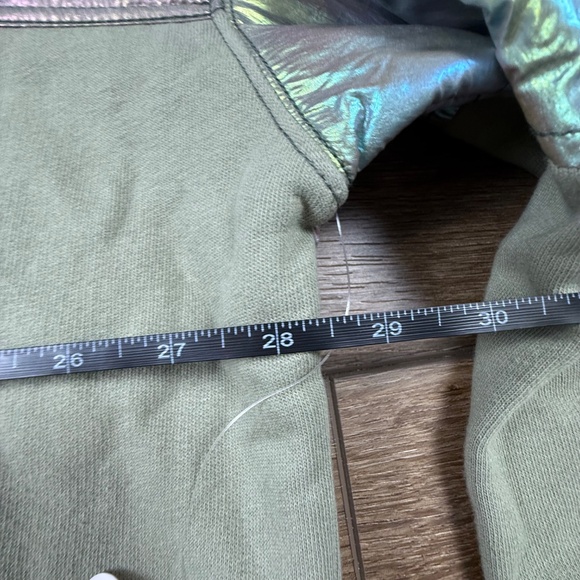 FP Movement by Free People Away we Go Half Zip Pullover Olive Sz L NWT Oversized - Picture 11 of 16